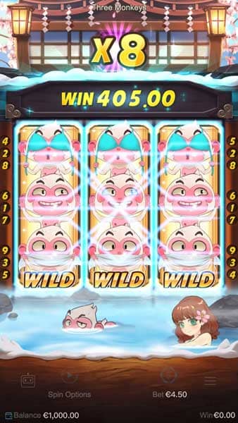 Three Monkeys freespins