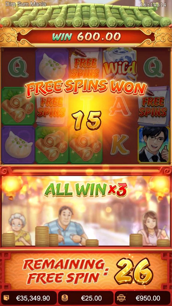 dim sum mania freespins